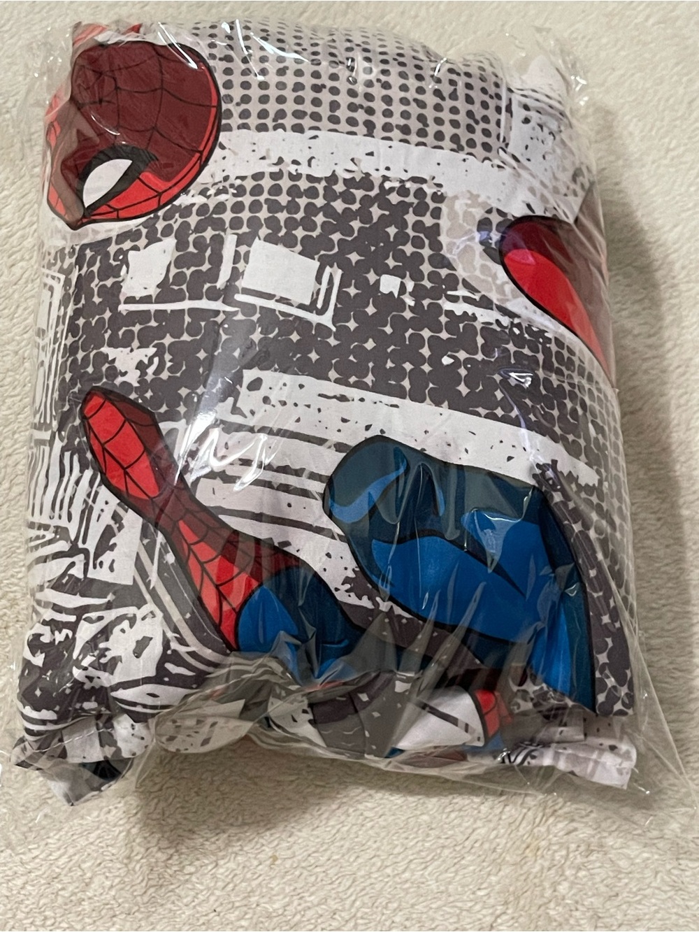 Spider-Man Kids Full Sheet and Fitted Sheet   - Red & Blue New . No tags